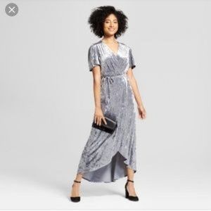 Xhilaration Velvet Wrap Dress- Size Medium- NWT
